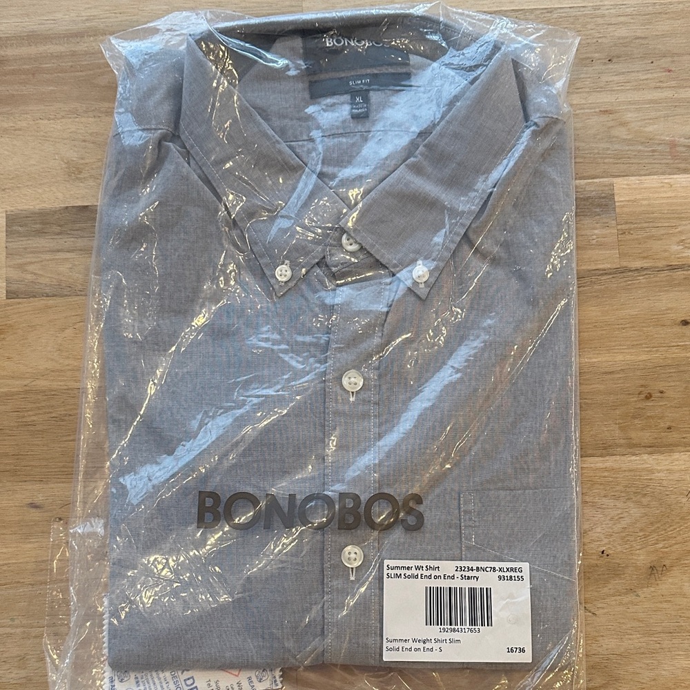 Bonobos Men's Button-Down Shirt in Slate